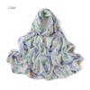 High Quality New Flower Printed Chiffon Hijab Fashion Long Scarf Summer Beautiful Floral Headscarf Wraps for Muslim Woman