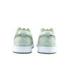 Jordan Air Jordan 1 Martial Arts Abrasion Resistant Low Top Vintage Basketball Shoes Unisex White Green 553558-300(Team836-)
