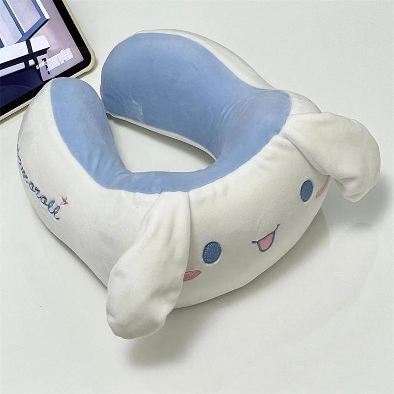 

Memory Foam U-shaped Neck Pillow Kawaii Kuromi My Melody Cinnamoroll Nap Pillow Japanese Style Travel Pillow Girl 25x30cm
