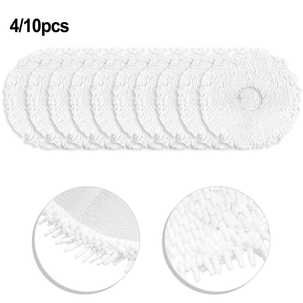 Microfiber Mop Cloth Replacement Set for V12 Vacuum Cleaner 4 or 10 Pieces Accessories Compatible with Hard Floor Surfaces