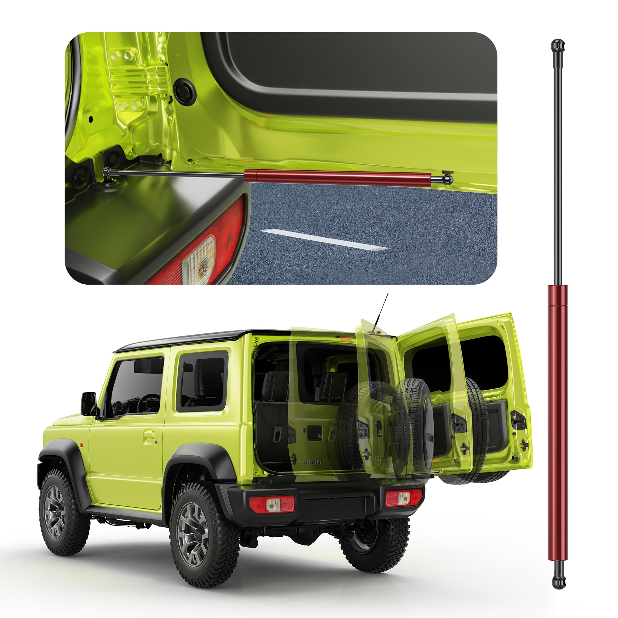 

Rear Hatch Damper for Suzuki Jimny Free Stop Jimny Jimny Freely Fixes Door Punch Vehicle Inspection Genuine Replacement [Japanese Manufacturer]