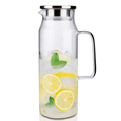Barley Tea Pitcher, 1500ml Teapot, Stovetop-Safe, Stainless Steel Lid, Refrigerator-Safe, Wide Mouth, Easy To Clean