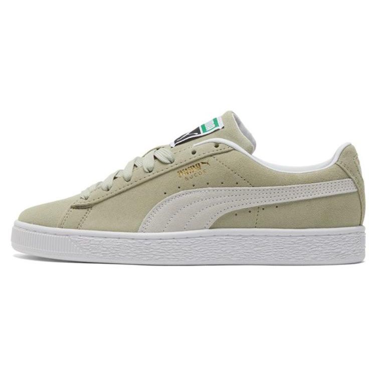 Puma Suede Comfortable Versatile Low-Top Sneakers Unisex Sneakers Khaki 374915-90