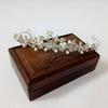 2pcs Sparkling Rhinestone Queen Crown Bride Headdress Wedding Jewelry  Birthday Party