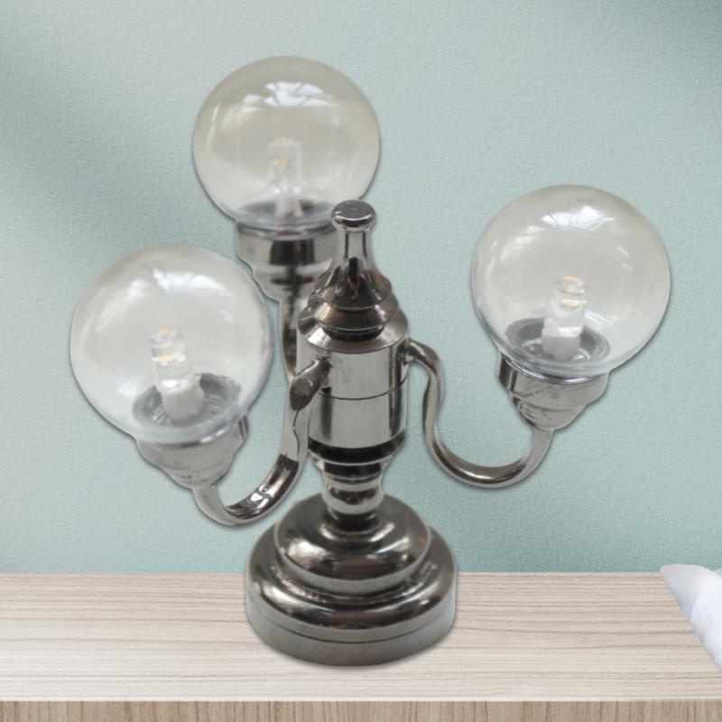 Chandelier Model Bedroom Ceiling Light Miniature Lamp Model Accessories Role Play Furnishings Lighting Toy Doll House
