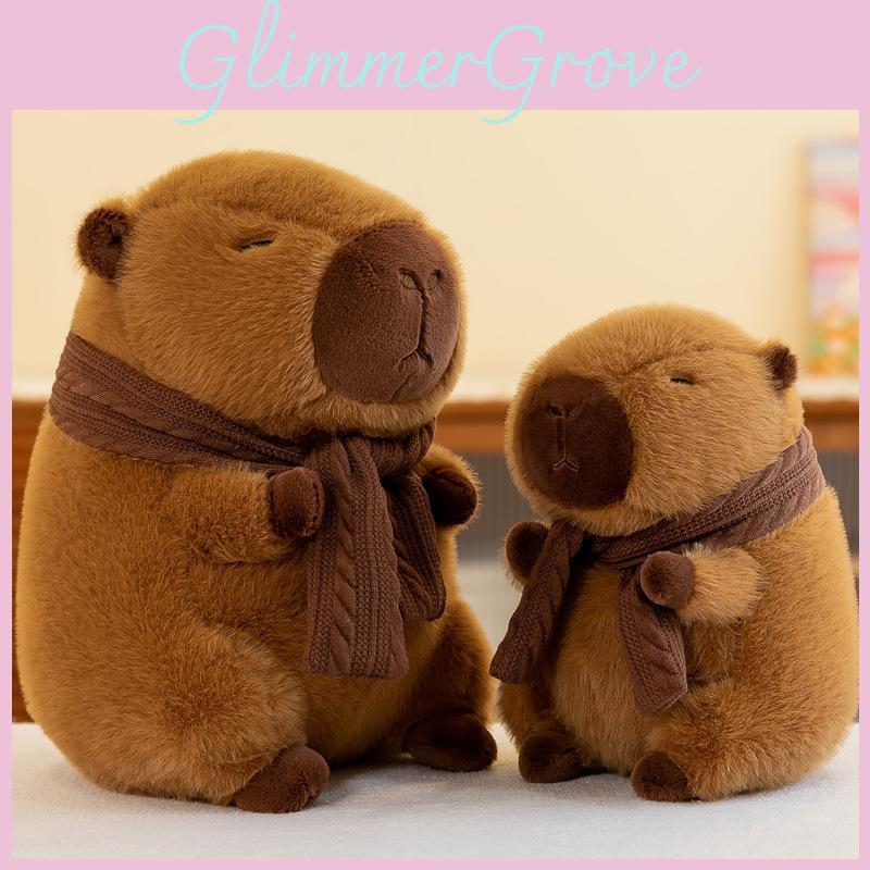 Capybara Plush Toy With Soft Short Fur Pp Cotton Filling For Kids And Teens Special Characters Included