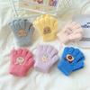 Baby Glove Fashion Animacinių filmų gyvūnas Triušis Meška Gėlėtos pirštinės mažyliui berniukui mergaitei rudeninės žiemos šiltos pirštinės 1-3 metų kūdikiui