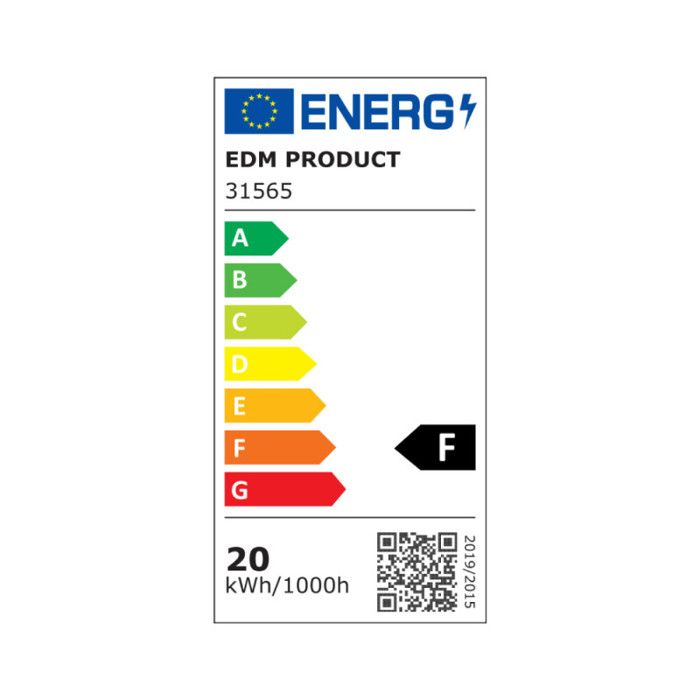 Vestavné LED svítidlo kulaté 20W 6400K 1500lm bílé Lumeco 31565