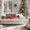 Kissenbezüge mit Weihnachtsmotiv: Festliche Bäume, Home Sweet Home, Frohe Weihnachten und Weihnachtstruck-Designs Neujahrsdekoration