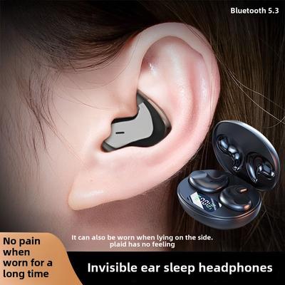 Nowe słuchawki Bluetooth do spania Mini douszne Prawdziwie bezprzewodowe słuchawki Bluetooth 5.3 Wysoka jakość dźwięku