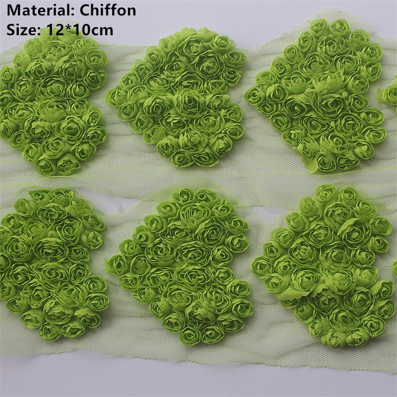 20 Stück Große Chiffon-Rosen-Herz-Aufnäher für DIY Baby Mädchen Kleidung Kleid Strampler Hemden Nähdekorationen Haarschleifen-Zubehör