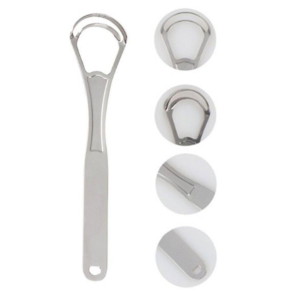 Stainless Steel Mouth Brush Double Decker Tongue Cleaner High Quality Tongue Scraper Cleaner