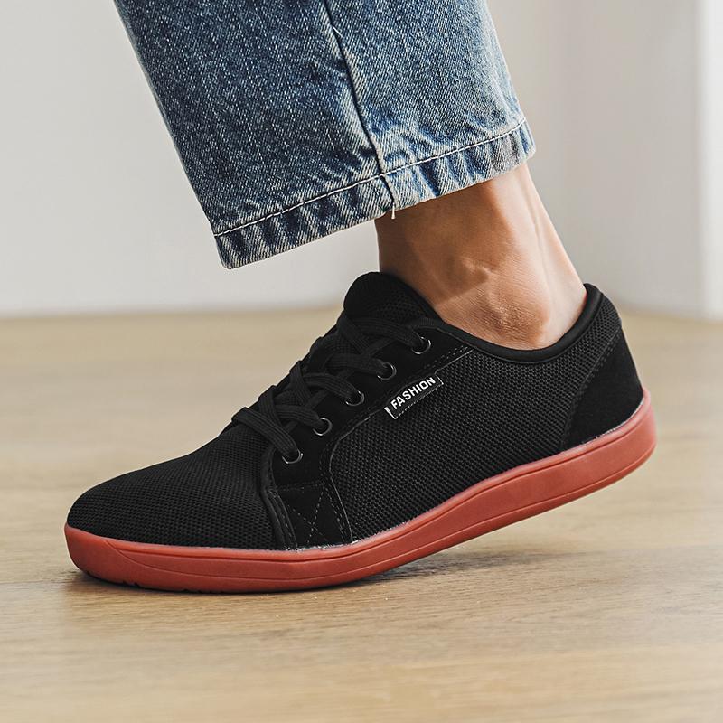 TUINANLE Széles lábujjú cipők Minimalista mezítlábas cipők Unisex Hálós Lélegző Alkalmi Férfi Cipő Kényelmes Kültéri Séta Sport