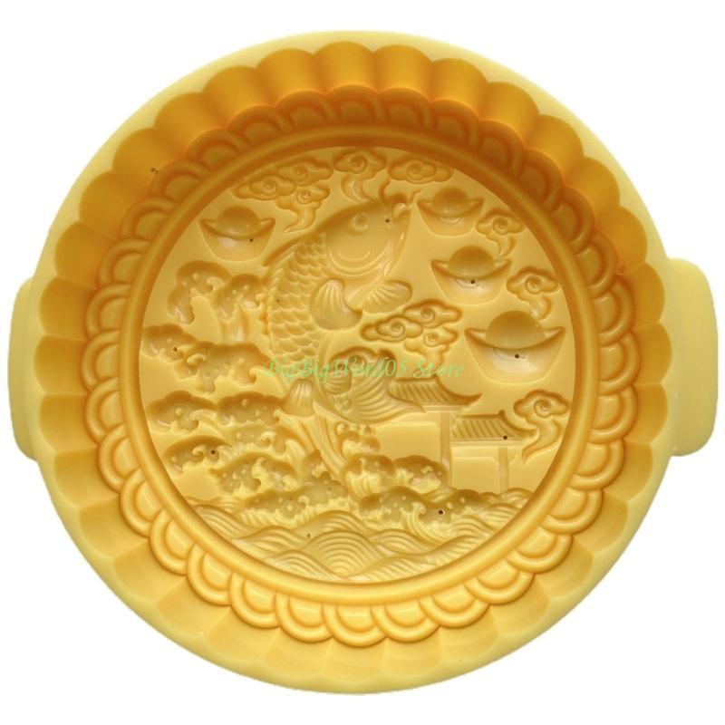 24TE Stampo per Biscotti Lunari Timbro per Biscotti Stampo a Pressione Manuale per Torta in Plastica Stampini Pratici per Dolci Forniture da Cucina per la Cottura