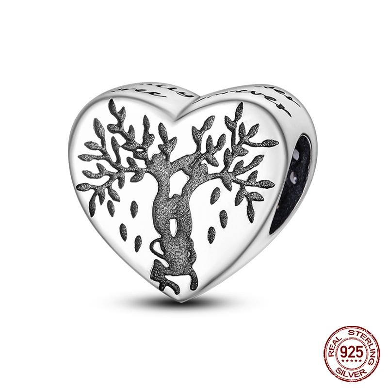 Copper Heart Shaped Warm Family Charm Bead Charms Bead Charms Ideal For 3mm Authentic Bracelets Diy Making Jewellery Mothers Day Gifts