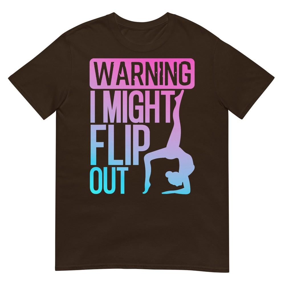 Cute Gymnastics Art For Girls Kids Unisex Tumbling Gymnast TShirt
