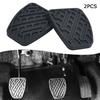 1 Pair Clutch Brake Pedal Rubber Pad Fit for QashqaiJ10 J11  Sport 46531JD00A Auto Brake Clutch Pedal Cover