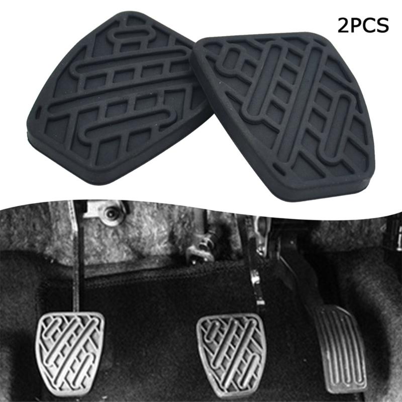 1 Pair Clutch Brake Pedal Rubber Pad Fit for QashqaiJ10 J11  Sport 46531JD00A Auto Brake Clutch Pedal Cover