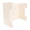 Pegboard Wall Mounted Display Multi Function Storage Rack Gas Water Heater Pipe Cover with Adhesive