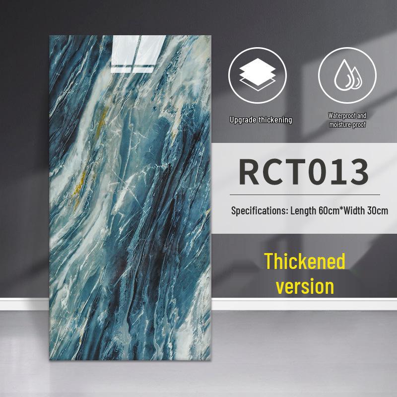 

Водонепроникна наклейка на стіну під мармурову плитку: Самоклеючі вологостійкі шпалери для ремонту ванної кімнати 30x60 cm