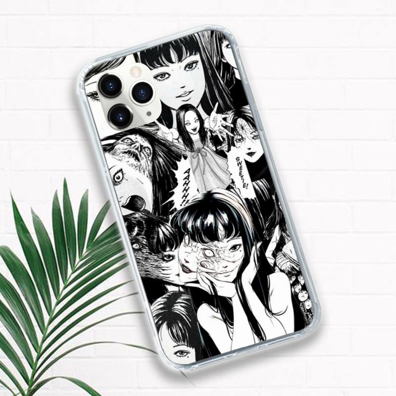 

Японский чехол для телефона Tomie с комиксами ужасов, прозрачный мягкий чехол для iphone 12 11 13 7 8 6 s plus x xs xr pro max mini iphone13