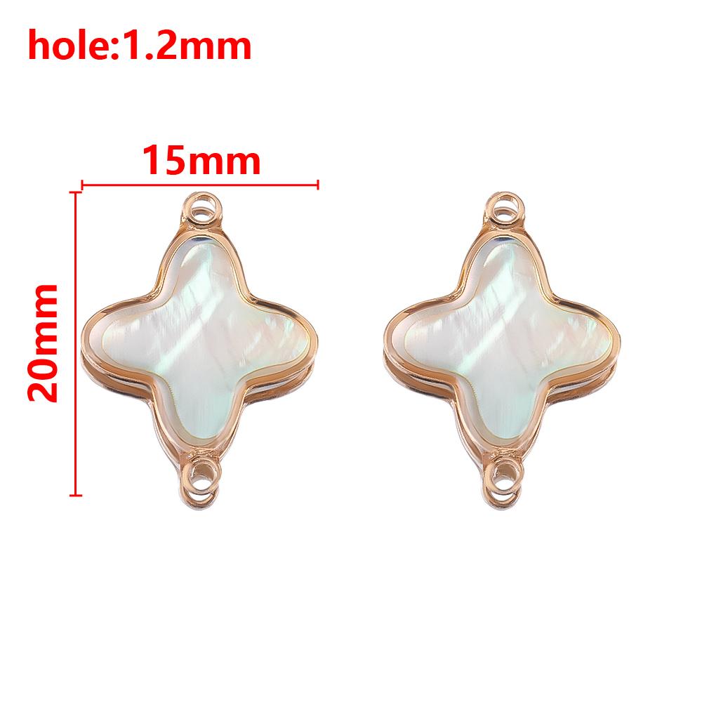 5Pcs Love Round Cross Shell Pendant Necklace Charms Jewelry Making Bracelet DIY Earrings Supplies Summer Beach Ocean Accessories