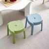 Dining Chairs Thickening Backrest Nordic Chair Plastic Stool Rotundity Stackable Modern Furniture Nordic Chair