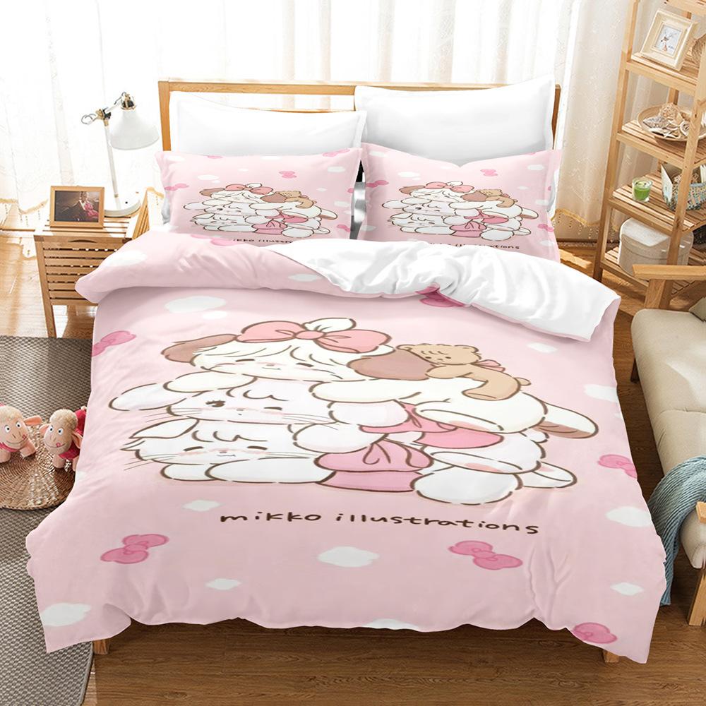 Quilt Cover Three-Piece 3D Digital Printing Single Dormitory