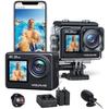 Caméra Sport 4K - WOLFANG - GA200 - Écran Selfie Double - Étanche Jusqu'à 40m - Stabilisateur EIS
