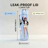 1PC Three Chibi Female Band Members 750ml Color Plastic Sports Water Bottle Leakproof Flip Straw Lid For Sports Office Home Use