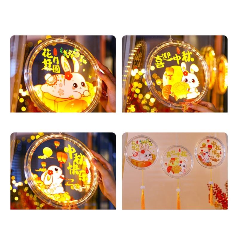 Colorful Autumn Celebration Suction Hanging Ornament Moon Festival Suction Wall Hangings Ornament Stylish Decors