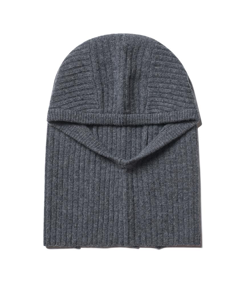 Musinsa Standard Lambswool Knit Balaclava [Medium Grey]