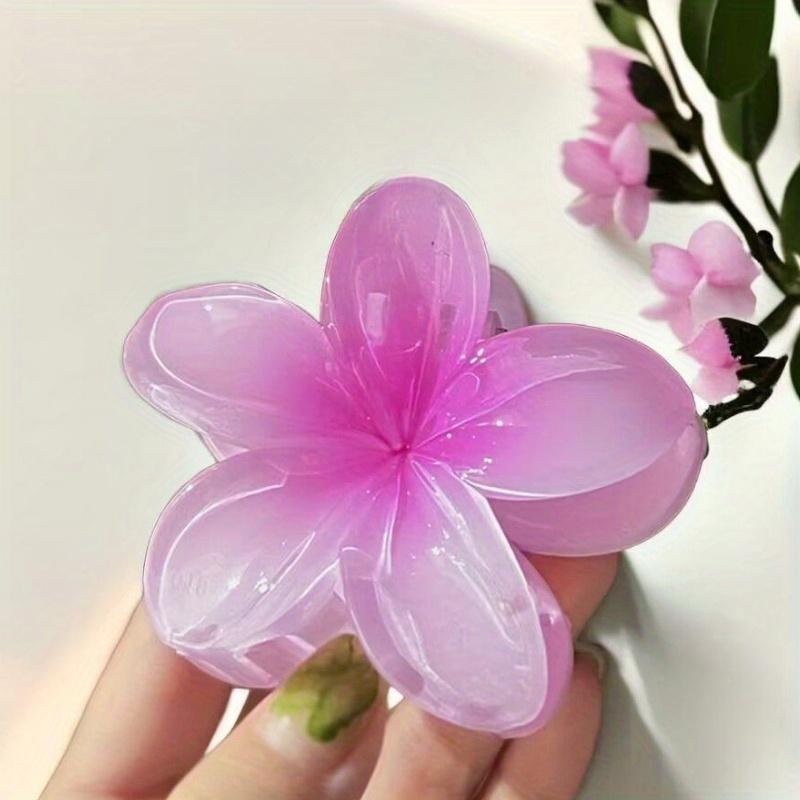 

1 шт. заколка-коготь для волос в виде цветка яйца, женская заколка в стиле бохо, изящные заколки для волос, средняя заколка-акула, заколка для волос, головной убор One size