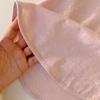 Korean Style Casual Kids Plain Short Sleeve Round Neck Batwing Cotton Top