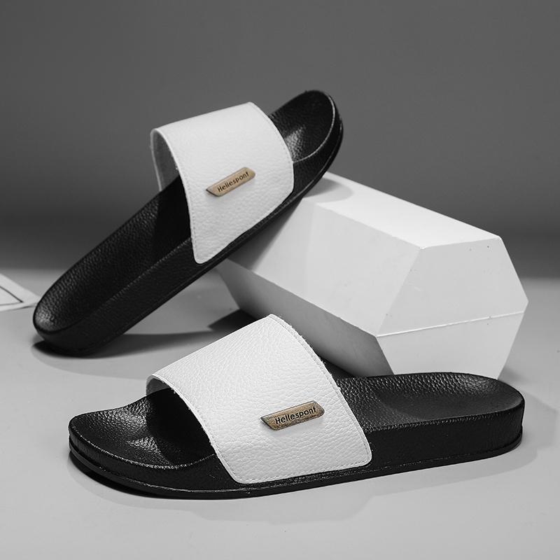 Shoes Men Sandals Slippers Fashion Flip Flops Casual Innovative Design Shoes Men Soft-soled Lightweight Home Slippers Sneakers