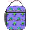 Alien Insulated Portable Lunch Bag With Detachable Handle, Reusable Lunch Box For Boys Girls Men Women