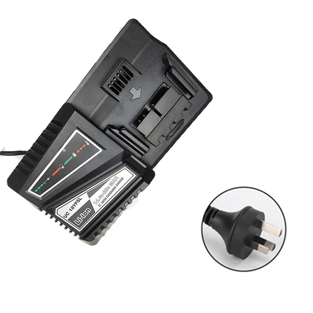 Battery Charger Fit For Hitachi 14.4V 18V Li-ion Battery BSL1815 BSL1830 BSL1840 BSL1850