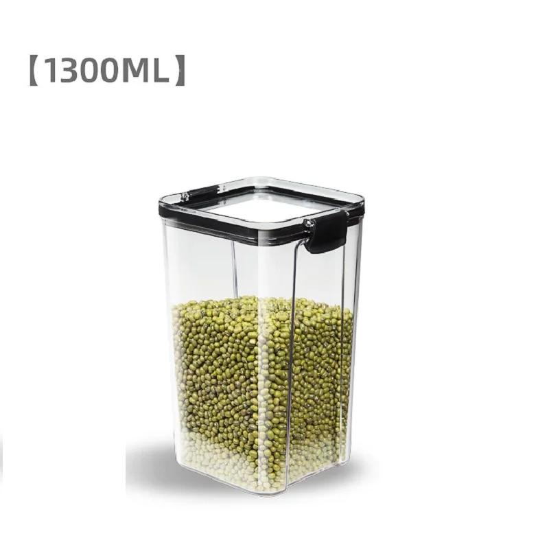 Sealed Can Kitchen Storage Box Transparent Food Can Freshness Preservation NEW Transparent Container Moisture Proof Storage Box