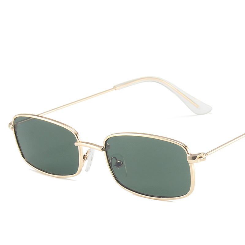 

Подарки для вечеринок Солнцезащитные очки Прямоугольные UV400 Металл Корея Горячая Распродажа Классические Женщины Мужчины Защитные Солнцезащитные Очки Яркие Цвета Очки Высокого Качества Маленькие