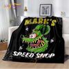 Portable Multifunctional Children's holiday birthday Gift Cartoon Rat Fink Cute Home Bedroom decoration Warm Sherpa blanket