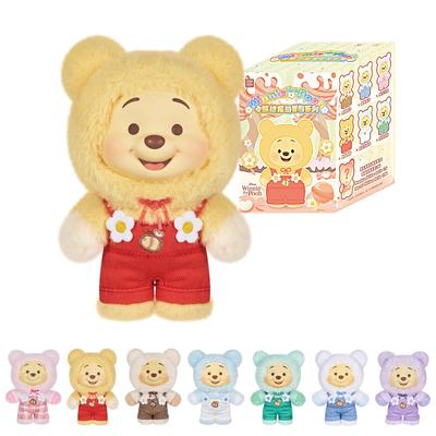TOP SPIELZEUG Disney Winnie the Pooh Plüschtier Serie [1 Stück] Gachapon Blind Box Figur Plastikmodell Premium Spielzeug Weichvinyl Geburtstagsgeschenk Für Disney