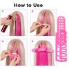 Plastic Curlers Hair Rollers for Hair Styling Hairdressing DIY Curling Tool 12PCS