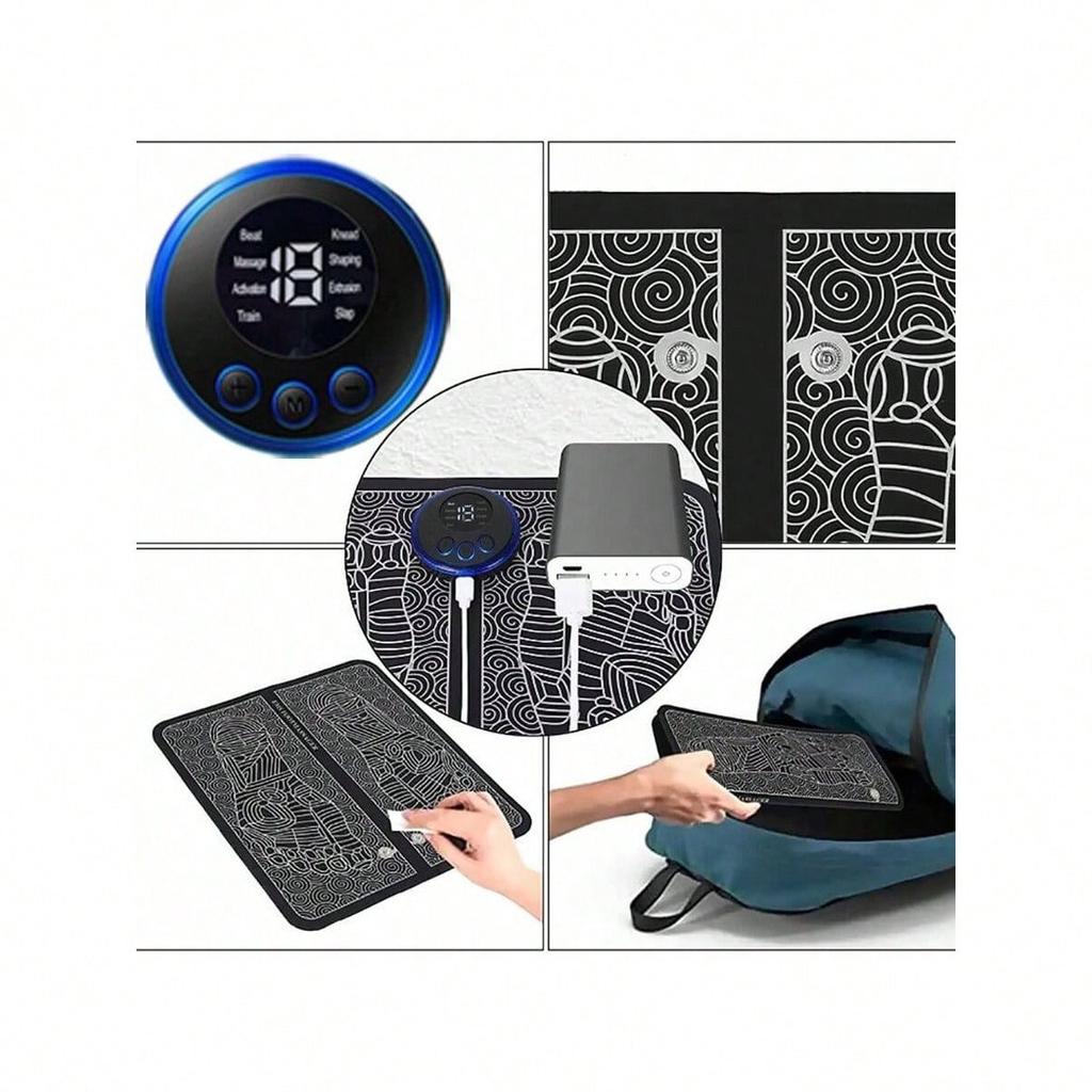 Intelligent Massage Sole Pad For Household Portable Sole Massager USB Charging Model