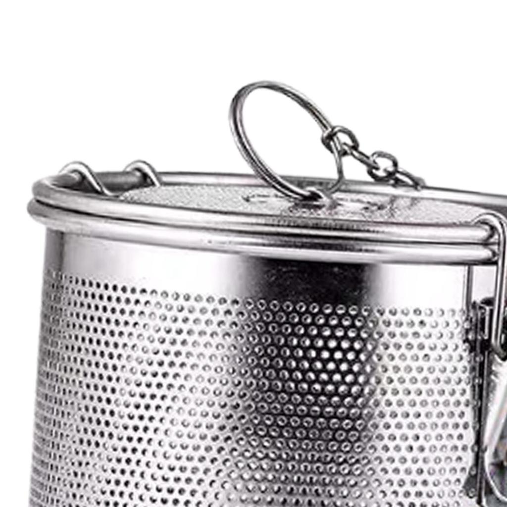 Tea Infuser with Extended Chain Hook Spice Seasoning Strainer for Home Stews