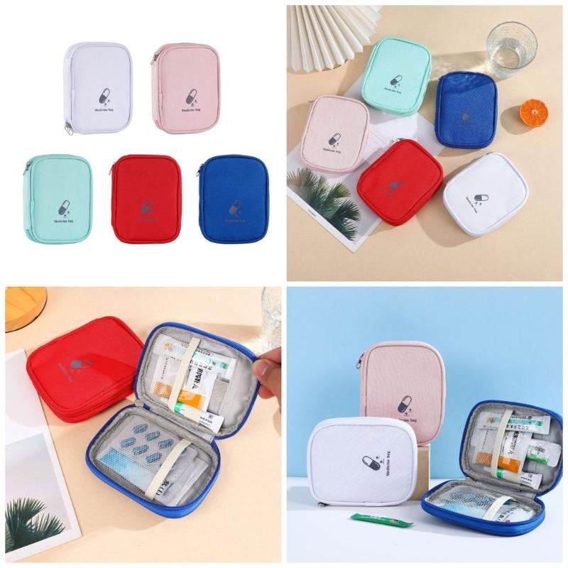 First Aid Bag,Empty First Aid Pouch,Mini Portable Medicals Bag for Outdoor Multifunction Emergency Medicine Storage Bag