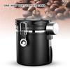 Recipiente de grãos de café, 40/50/60 onças, com rastreador de data, recipiente de chá, selado, válvulas de liberação de co2 para grãos de café, chá