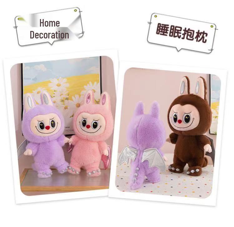 Adorable Angel Labubu Rabbit Plush Cartoon Cloth Doll