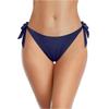 Women Side Tie Bikini Bottoms Adjustable Swim Briefs Low Waist Bathing Suit Separate for Beach Pool Sports