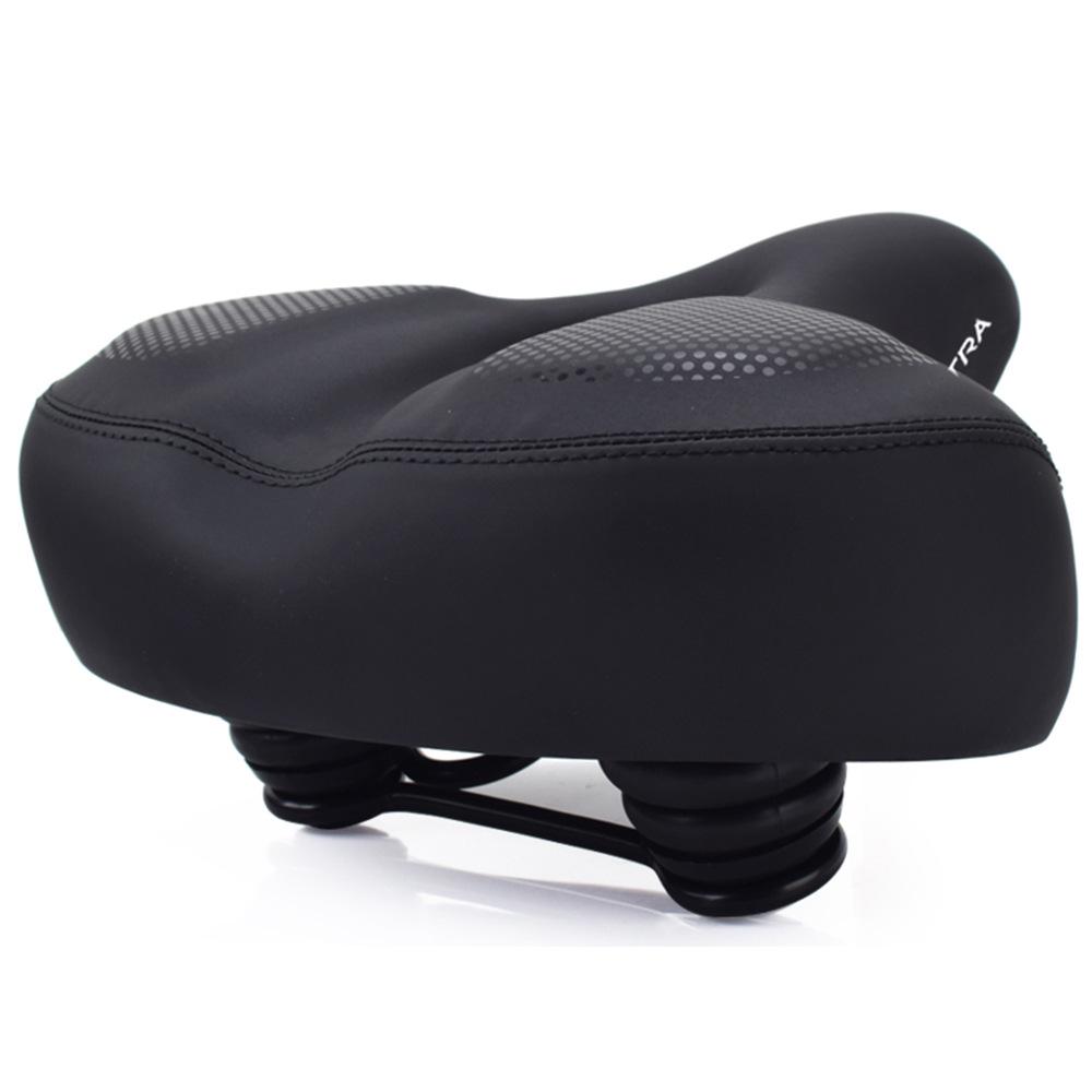 Enhanced Comfort Electric Bike Saddle: Wide, Thick, High-Elastic Foam Cushion for Mountain Bicycles One Size