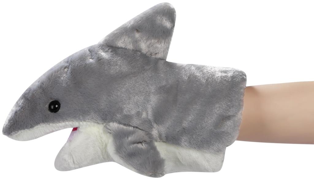 ColorfylCoco Shark Puppet with Moving Mouth, Hand Puppet, Animal Puppet Show, Ventriloquism Glove Puppet